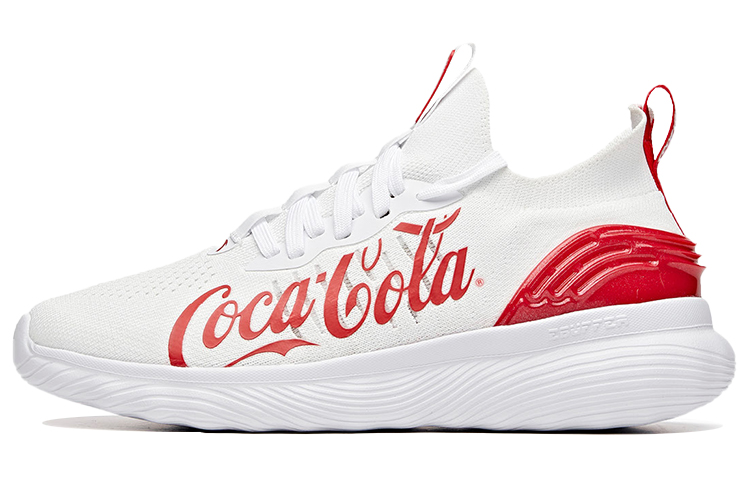ANTA Training Shoes Women's Low Top Anta White/University Red