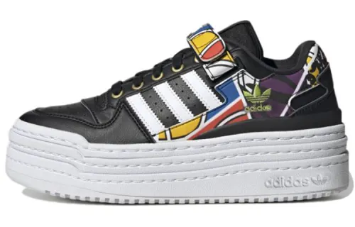 Adidas Originals RICH MNISI Abrasion Resistant Low top Skateboard Shoes Women's Black White