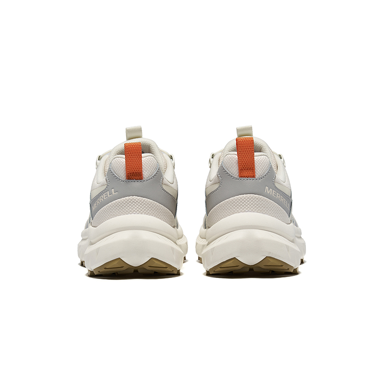 MERRELL Slip Resistant, Abrasion Resistant, Cushioning, Breathable Low top Outdoor Hiking Shoes Men’s Cream Gray