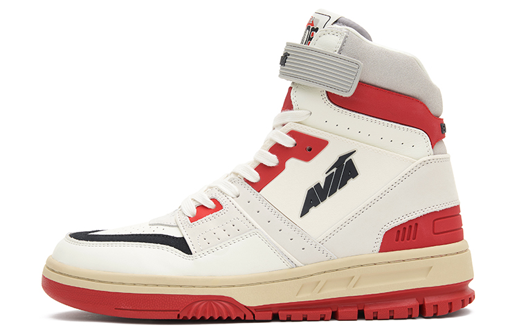 AVIA 880 Series Trendy Casual Retro Basketball Shoes Men's Beige Red