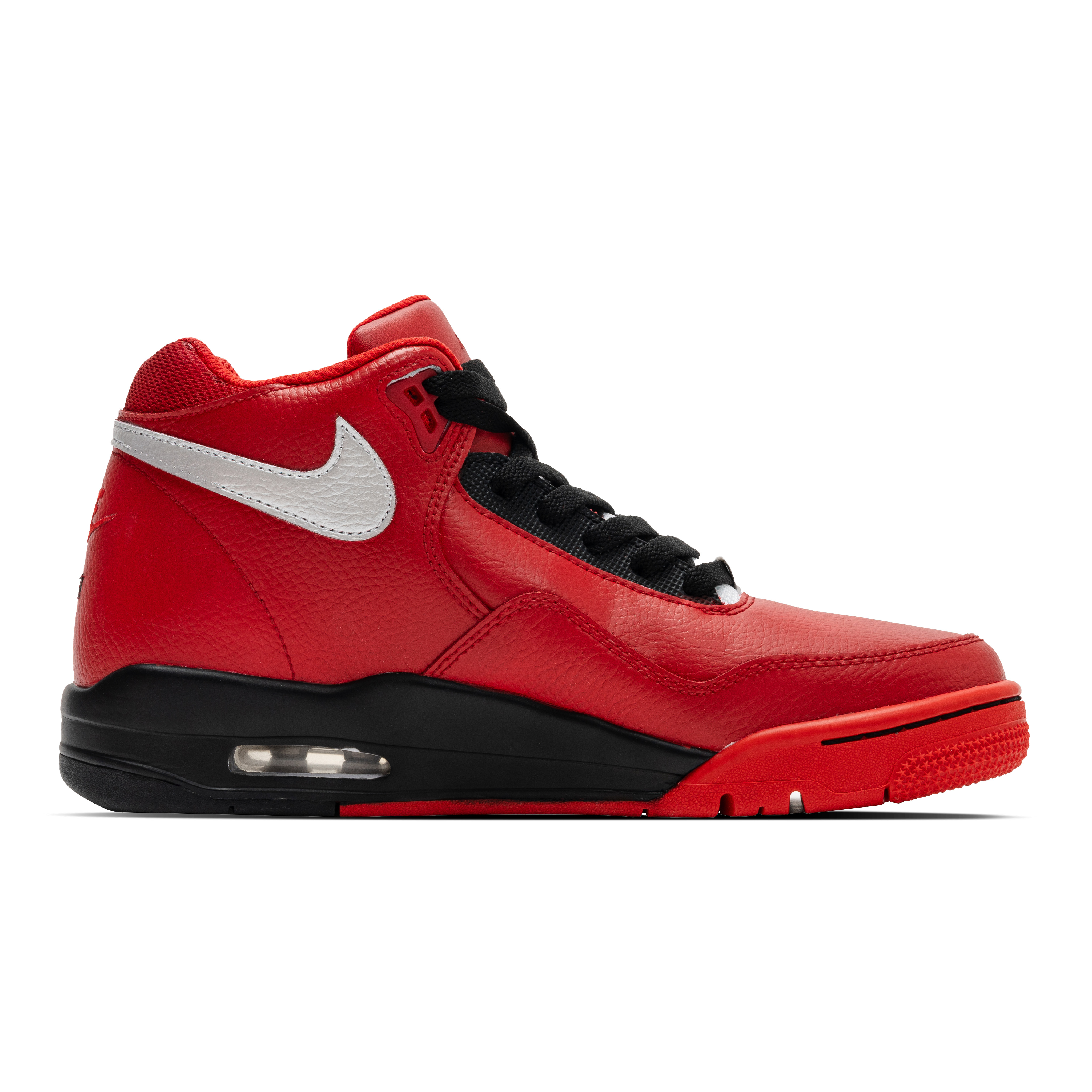 Nike Flight Legacy Racing Track Celebrity Slip Resistant Mid top Vintage Basketball Shoes Unisex Red
