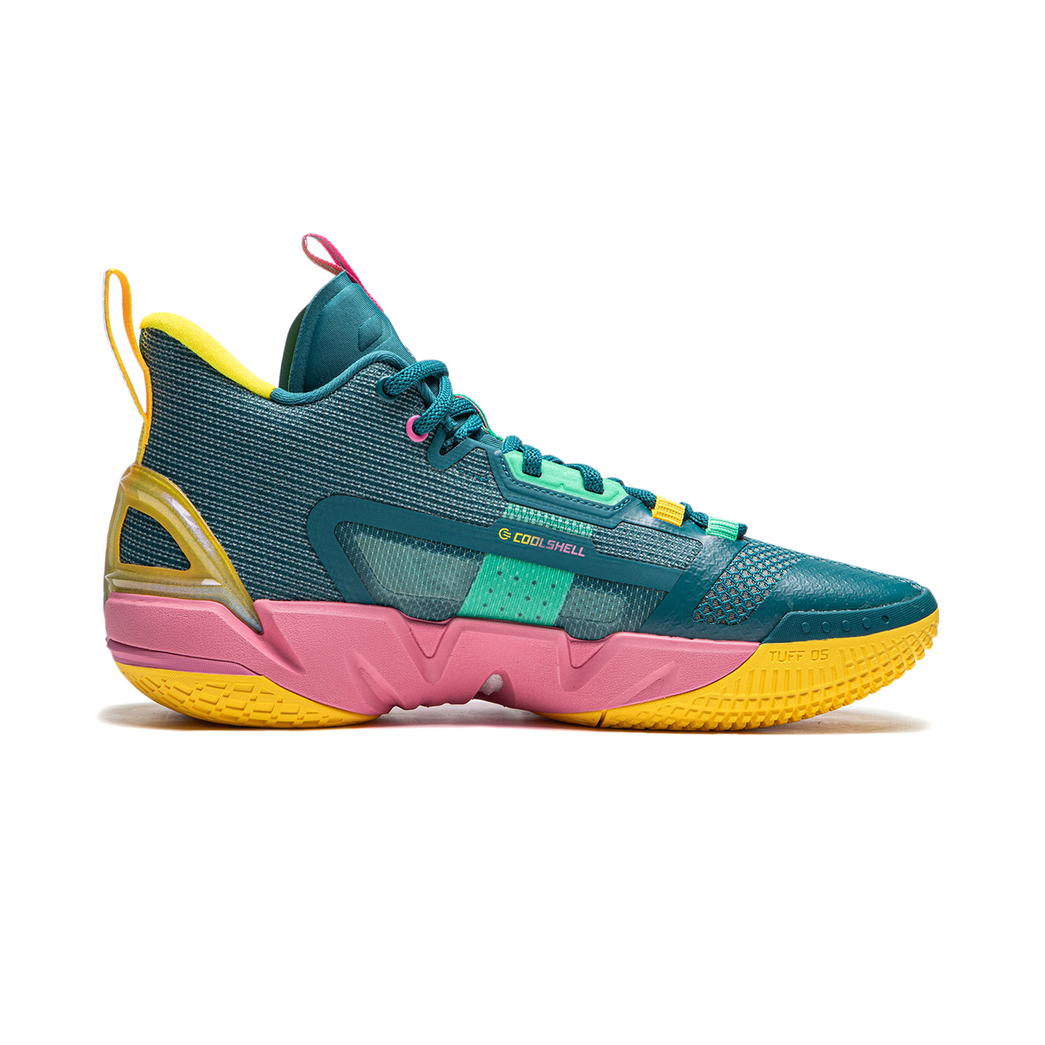 Li Ning BadFive 4 Cushioning Abrasion Resistant Breathable Mid top Basketball Shoes Men’s Green