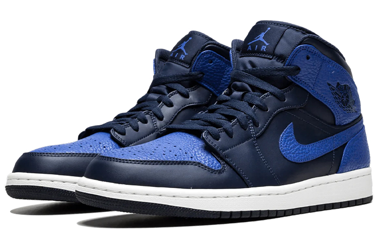 Jordan 1 Mid Obsidian Game Royal
