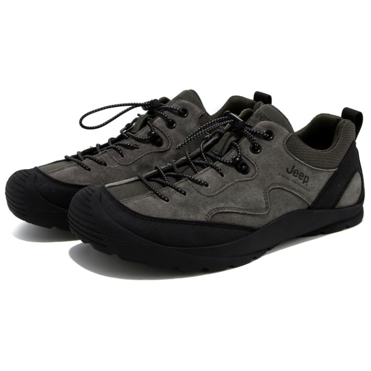 Jeep Abrasion Resistant Low top Hiking Shoes Men’s Carbon Gray