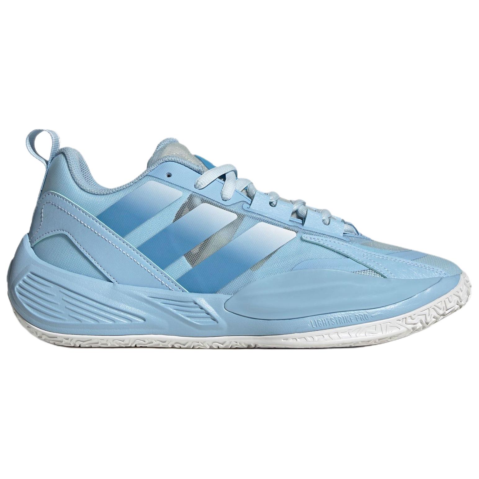 Adidas XENOBURST Fabric Cushioning Breathable Cushioning Breathable Low top Basketball Shoes Unisex Light Sky Blue
