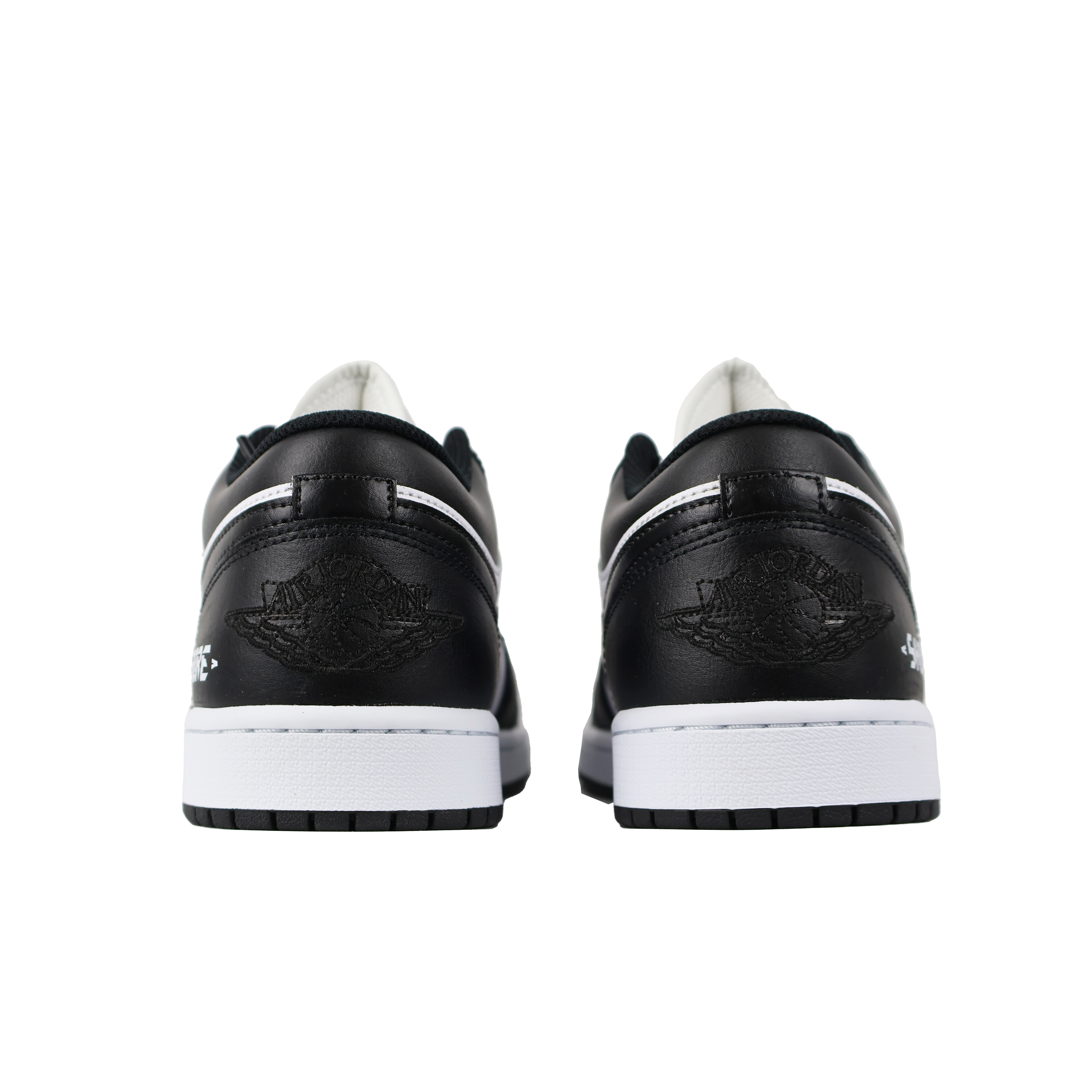 Jordan Air Jordan 1 Abrasion Resistant Support Low top Vintage Basketball Shoes Unisex White Black