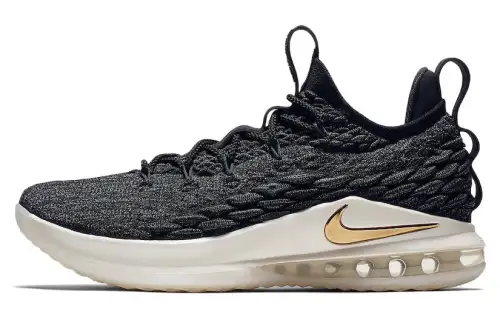 Nike LeBron 15 Low 'Black Metallic Gold'