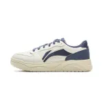 Li Ning Fresh Look Slip Resistant Cushioning Abrasion Resistant Lightweight Low top Skateboard Shoes Men's White Blue