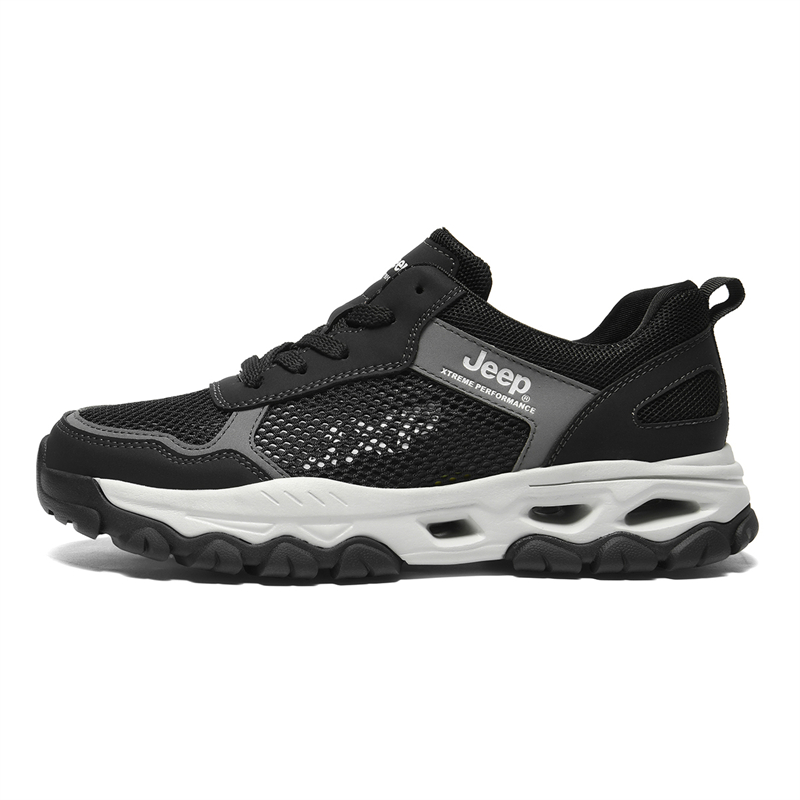 Jeep Comfortable Low top Hiking Shoes Men’s Black