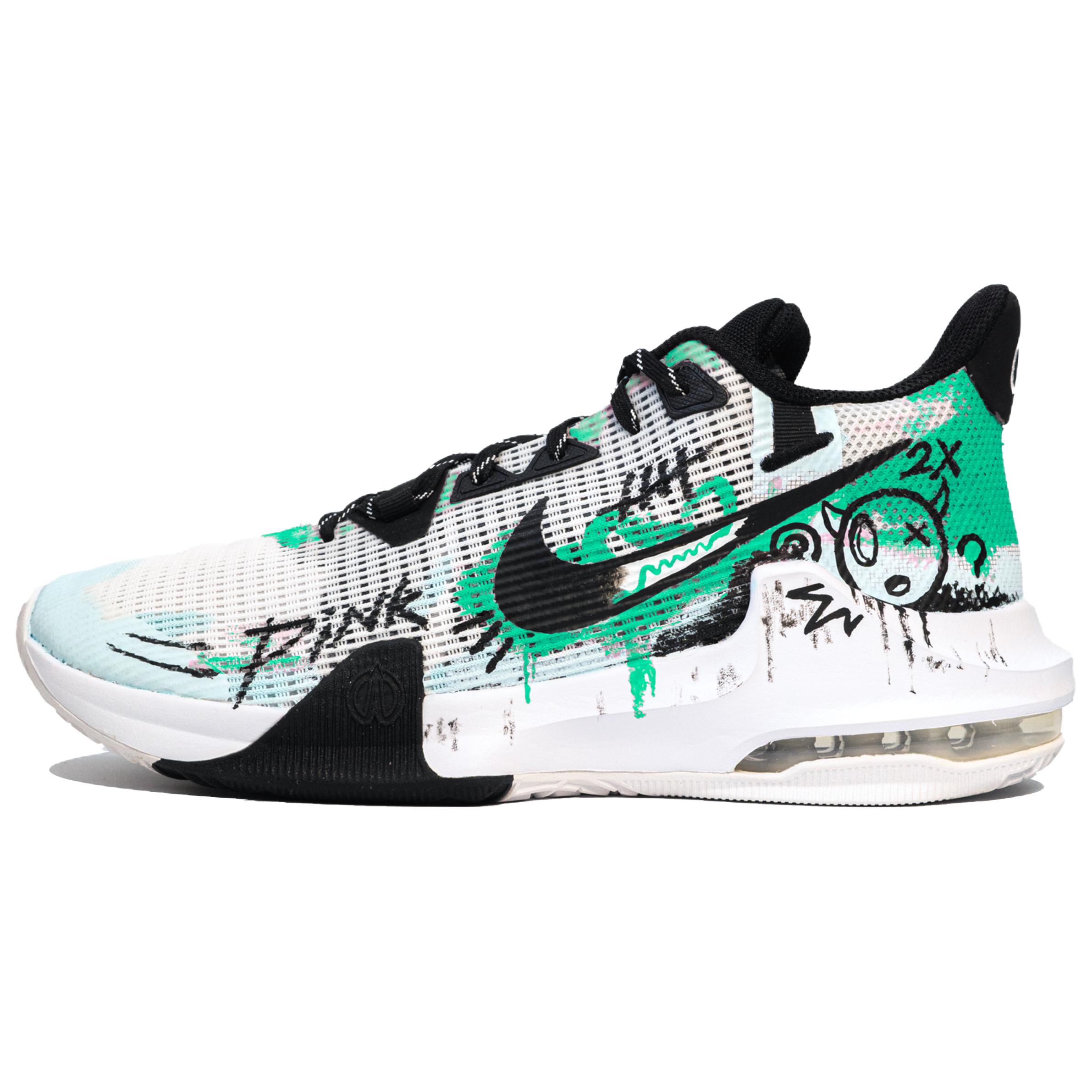 Nike Air Max Impact 3 Cushioning Low top Basketball Shoes Men’s Blue Green White