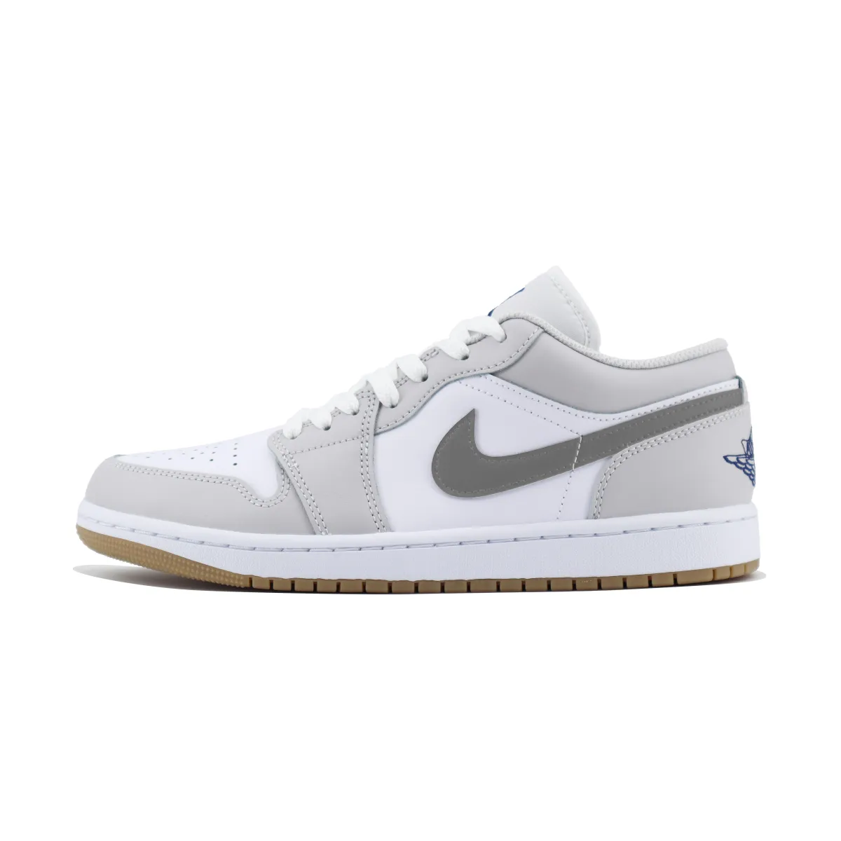 Jordan Air Jordan 1 Low top Vintage Basketball Shoes Unisex White Gray