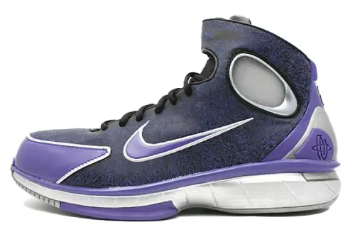 Nike Air Zoom Huarache 2K4 Kb Laser Black Silver Purple