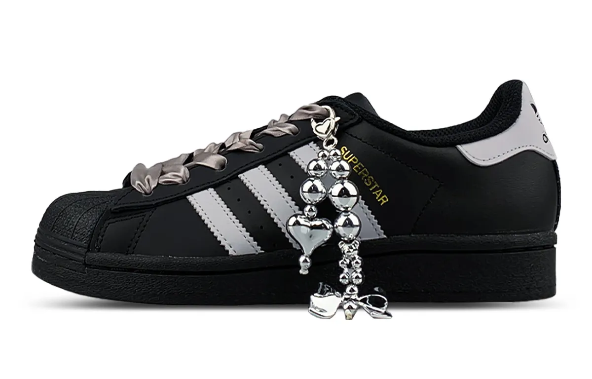 Adidas Originals SUPERSTAR Low top Skateboard Shoes Unisex Black Gray