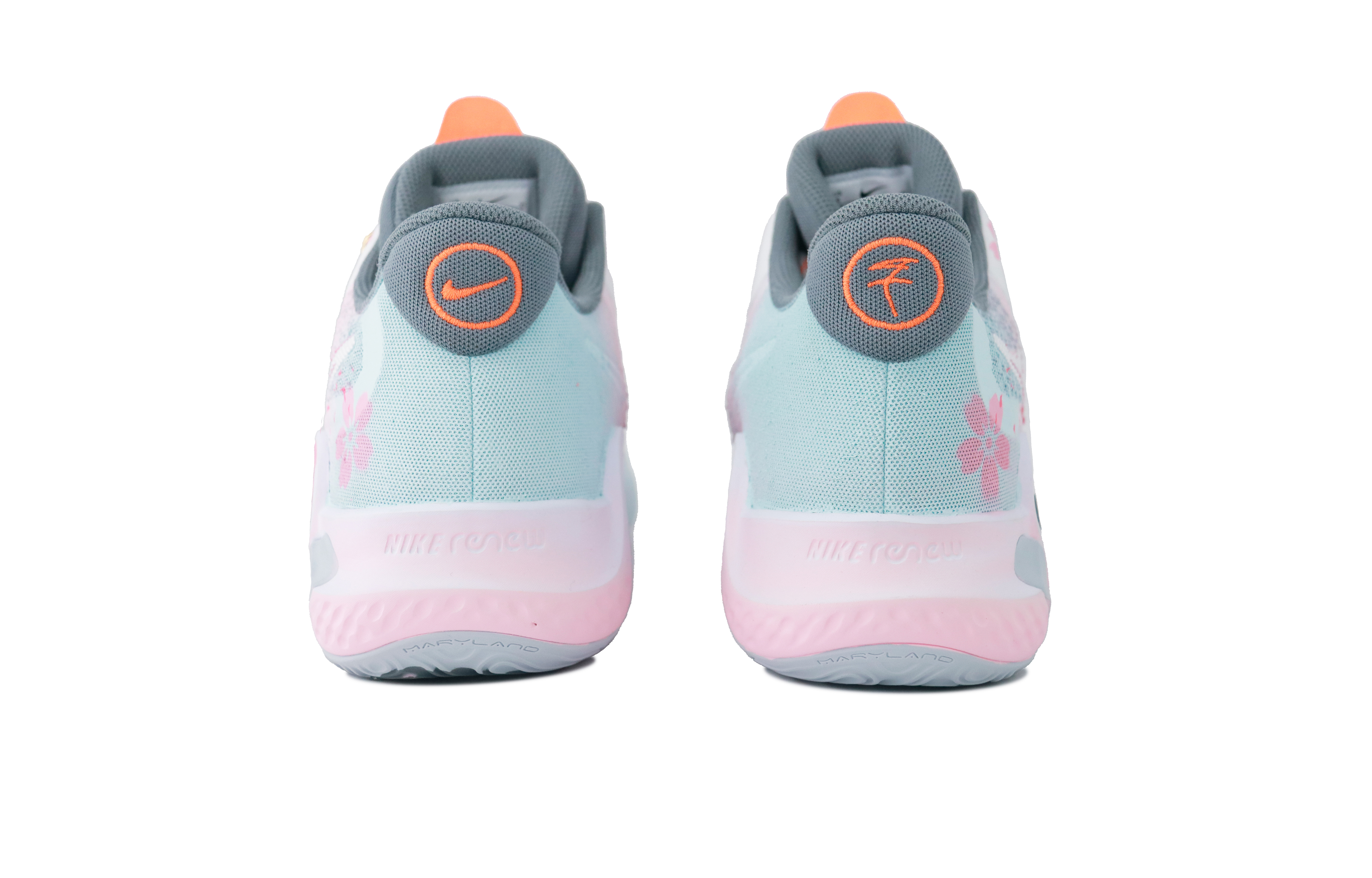 Nike KD Trey 5 IX Sakura Shrine Flame Cushioning Abrasion Resistant Breathable Mid top Basketball Shoes Unisex Pink