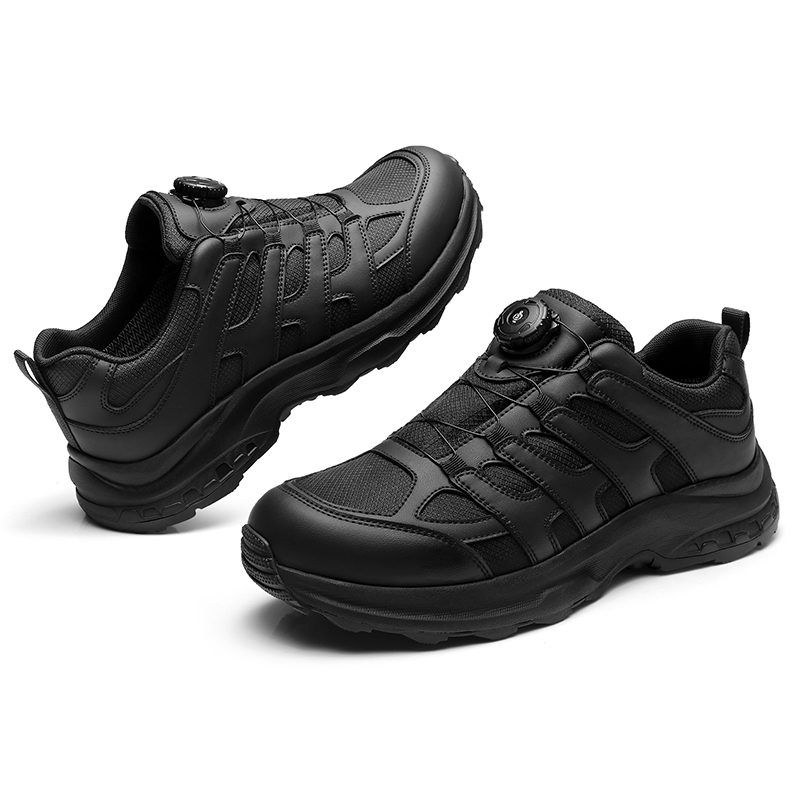 QIANGREN 3515 Mountaineering Hiking Shoes Men’s Black