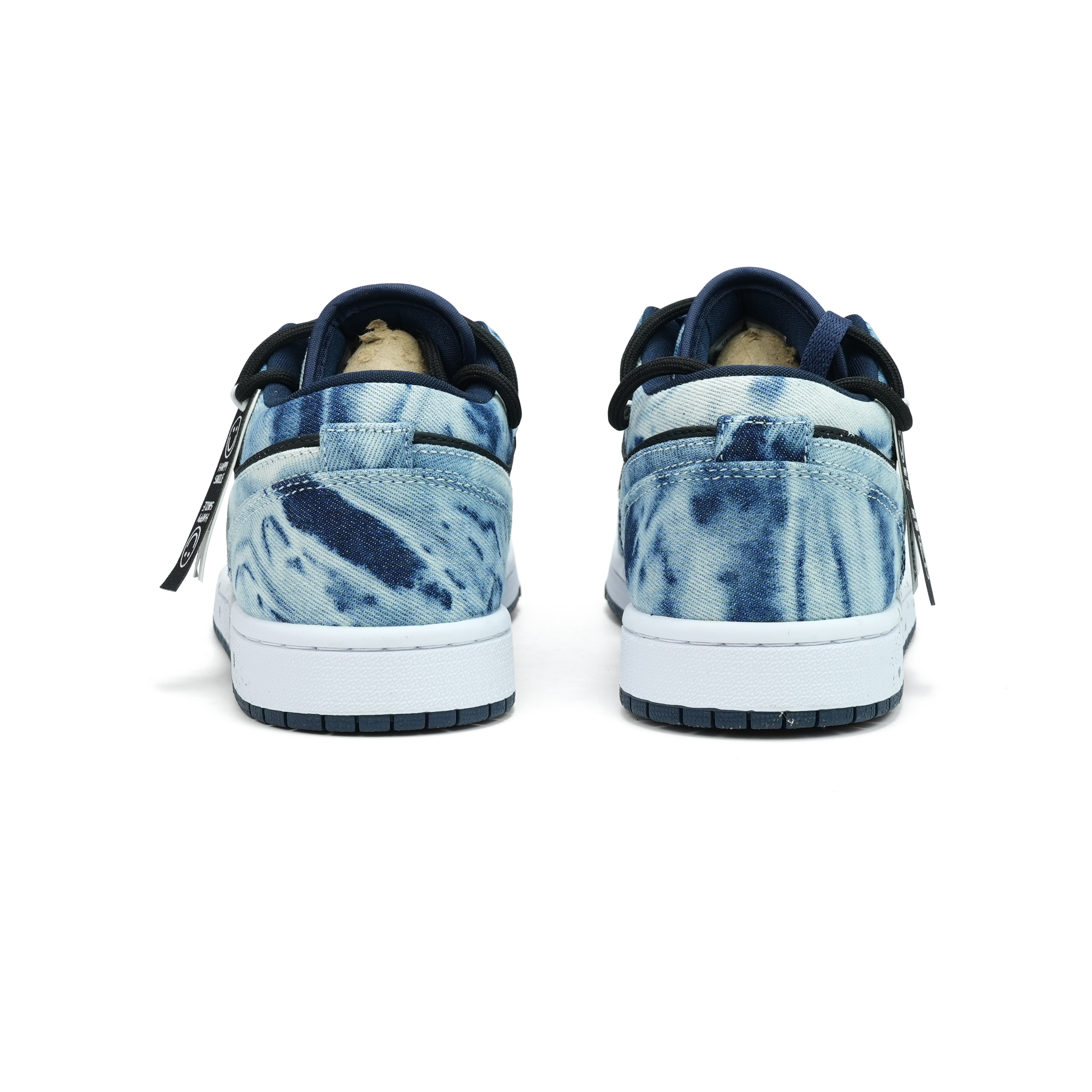 Jordan Air Jordan 1 Abrasion Resistant Low top Vintage Basketball Shoes Men’s Blue Black