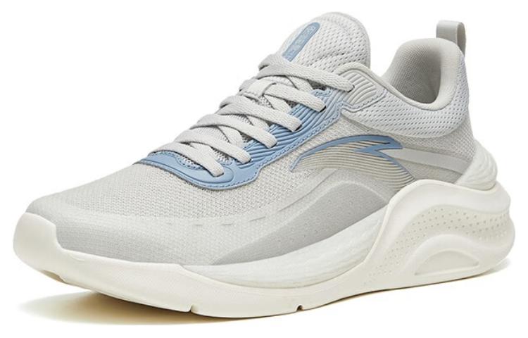 Anta Slip Resistant Abrasion Resistant Low top Training Shoes Men’s Gray Blue