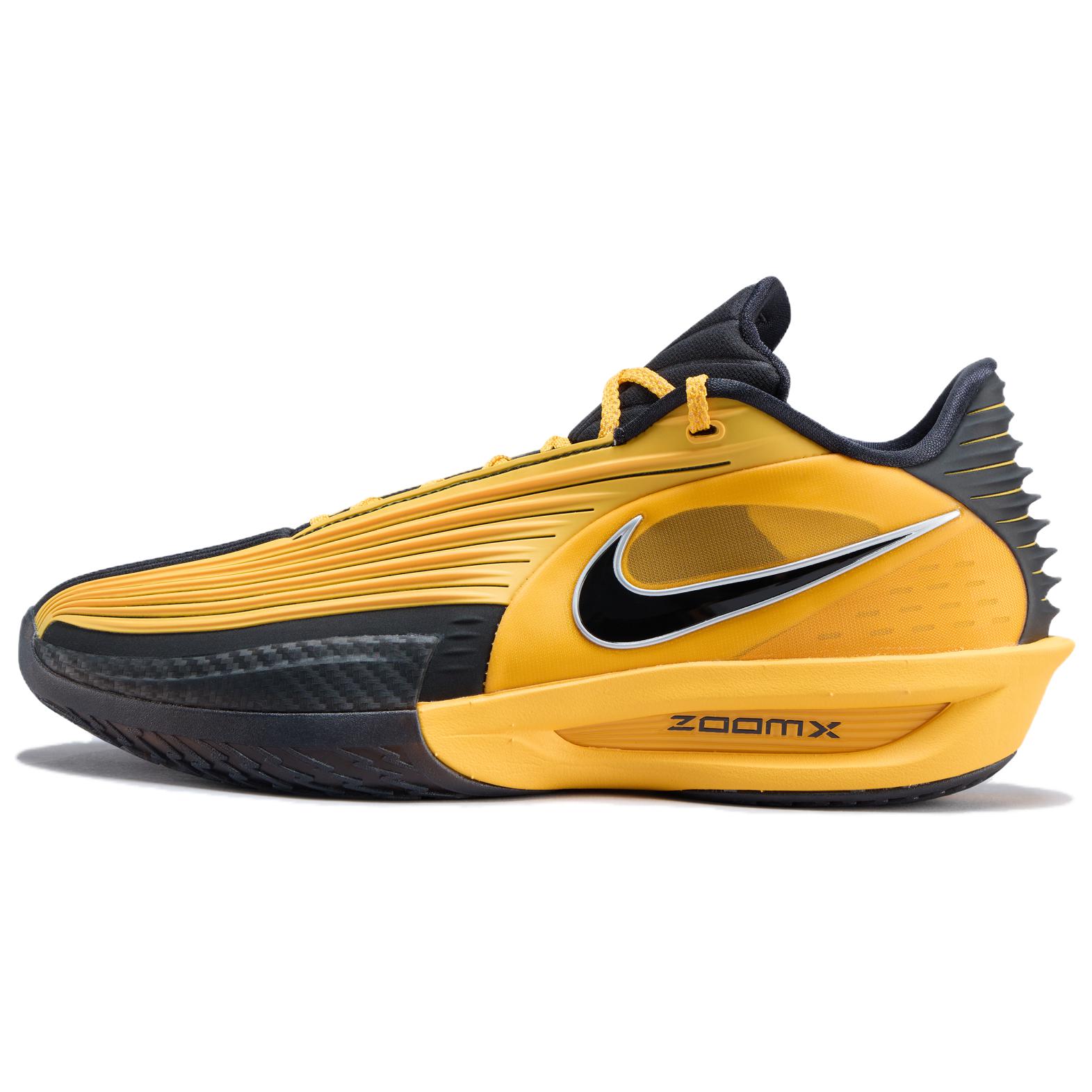 Nike GT Cut 3 Turbo Abrasion Resistant Low top Basketball Shoes Unisex Yellow
