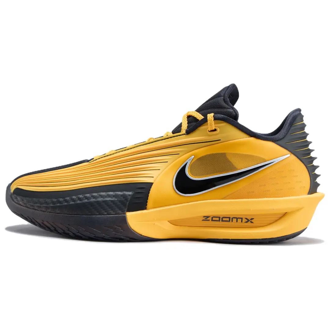 Nike GT Cut 3 Turbo Abrasion Resistant Low top Basketball Shoes Unisex Yellow