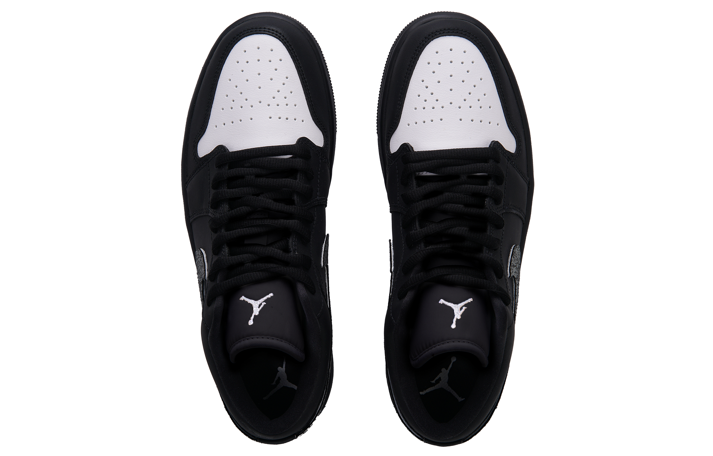 Jordan Air Jordan 1 ‘Void Crack’ Low top Vintage Basketball Shoes Unisex Black White