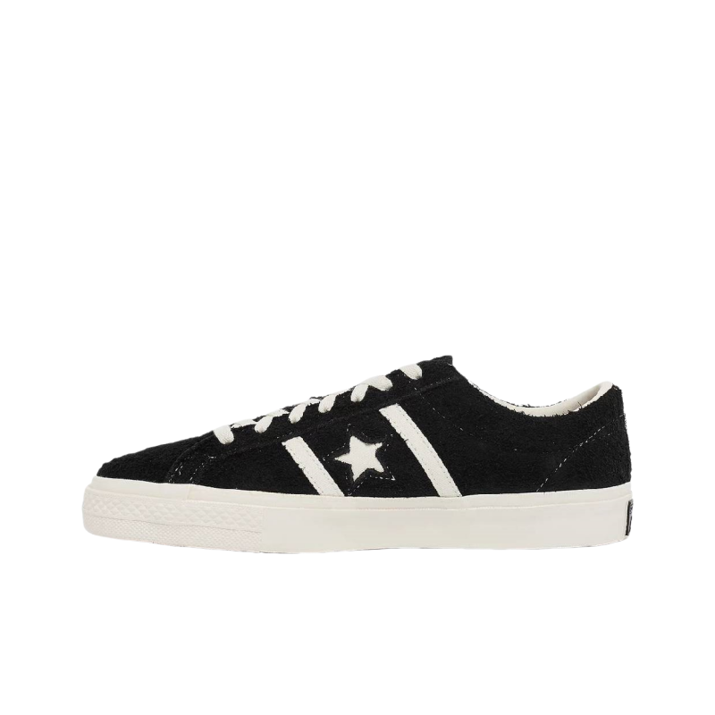 Converse Star&Bars Slip Resistant Abrasion Resistant Low top Skateboard Shoes Men's Black White