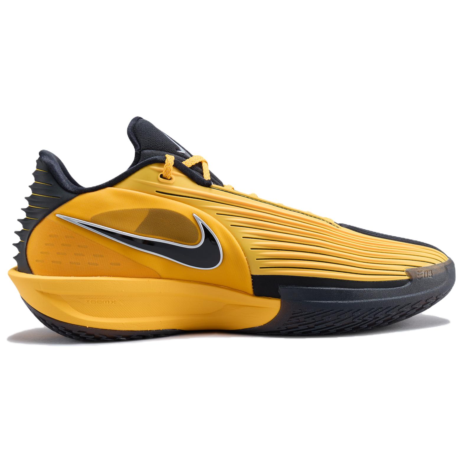 Nike GT Cut 3 Turbo Abrasion Resistant Low top Basketball Shoes Unisex Yellow