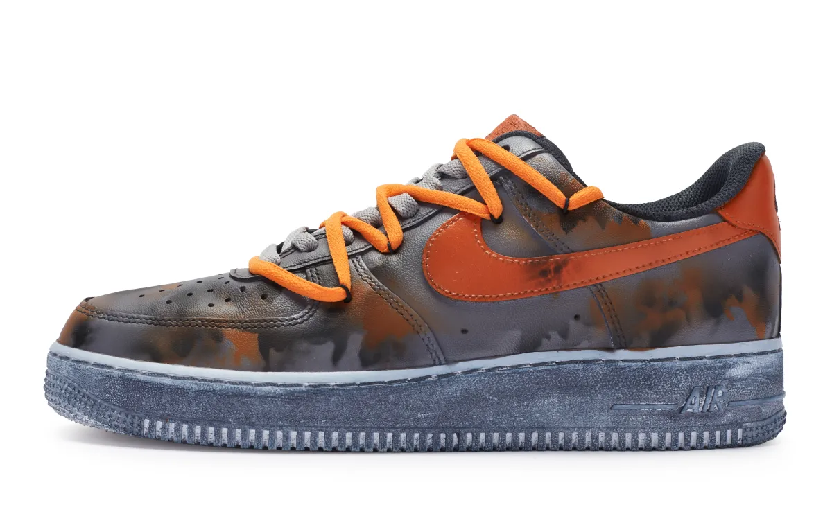 Nike Air Force 1 Slip Resistant Abrasion Resistant Slip Resistant Abrasion Resistant Low top Skateboard Shoes GS