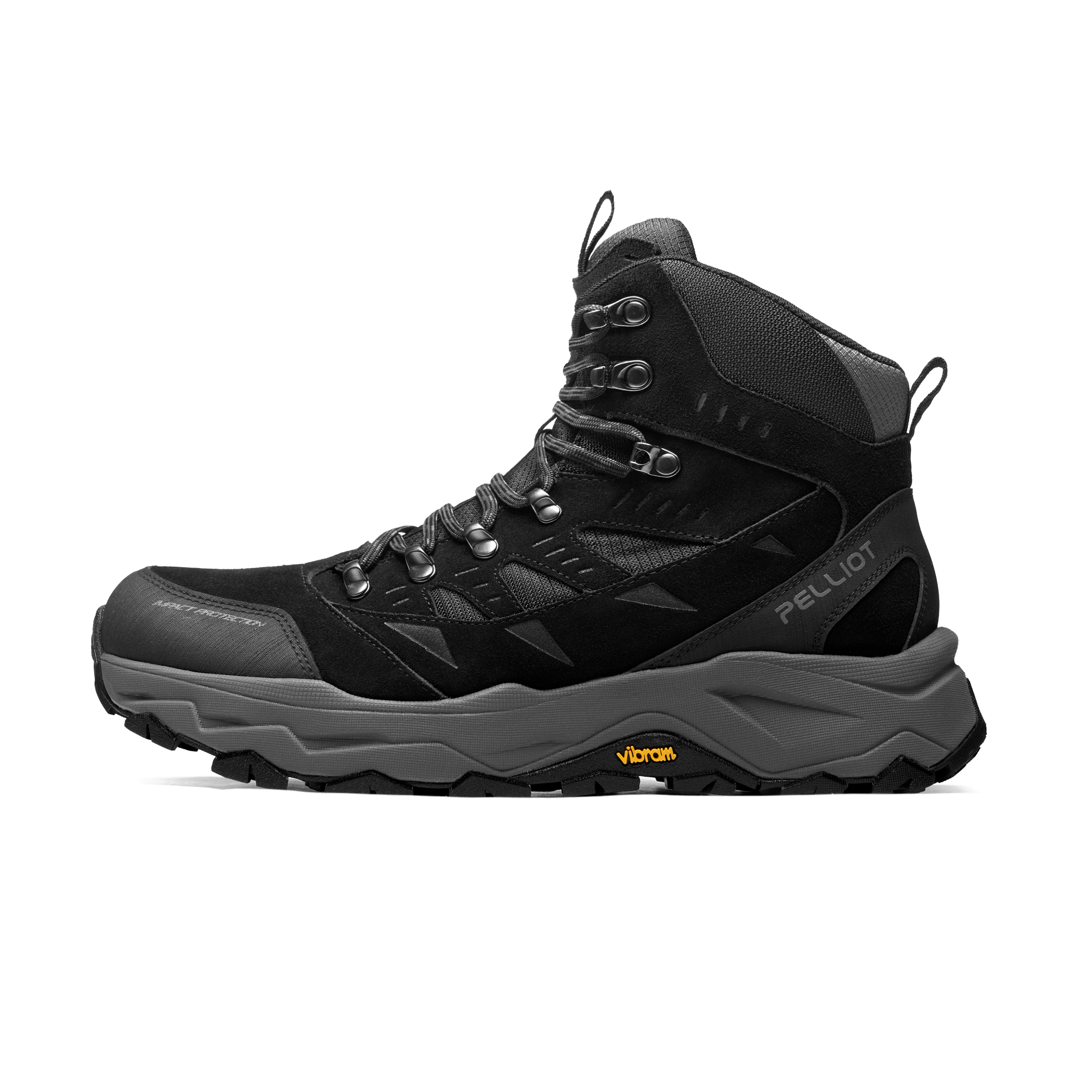 PELLIOT Slip Resistant Abrasion Resistant Grip High top Mountaineering Shoes Men’s