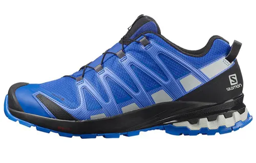SALOMON XA Pro 3D V8 Fabric Abrasion Resistant Low top Hiking Shoes Men's Blue