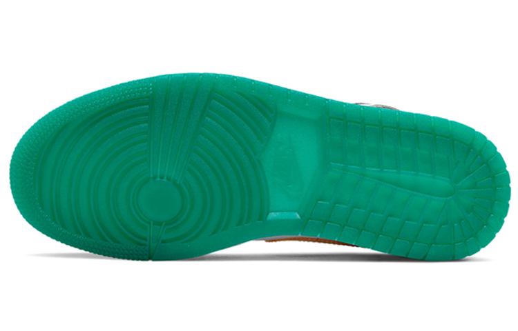 Женские кроссовки Jordan Air Jordan 1 mid alternate swooshes (разноцветные) — фото 5