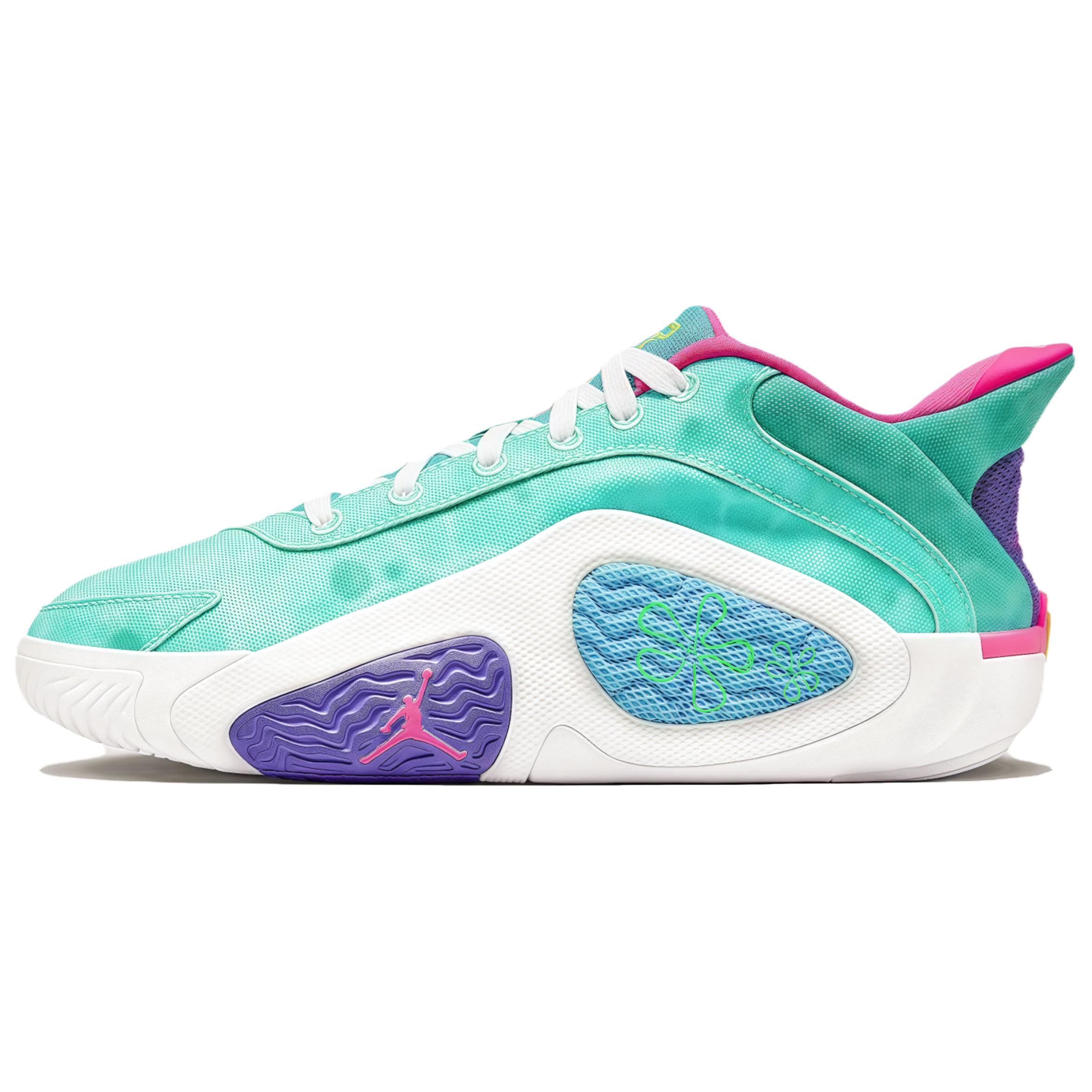 Jordan Tatum 2 Comfortable Mid top Basketball Shoes Unisex Emerald