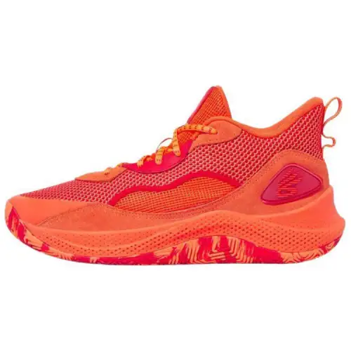 Under Armour Slip Resistant Abrasion Resistant Low top Basketball Shoes Unisex Red