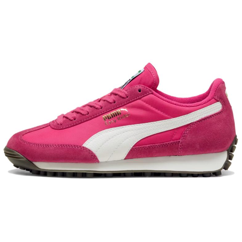 PUMA Easy Rider Cow Leather, Textile Low top Training Shoes Unisex Pink