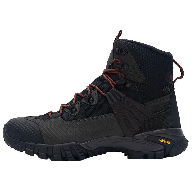 Columbia Sportswear Slip Resistant Abrasion Resistant High top Hiking Shoes Men’s Black
