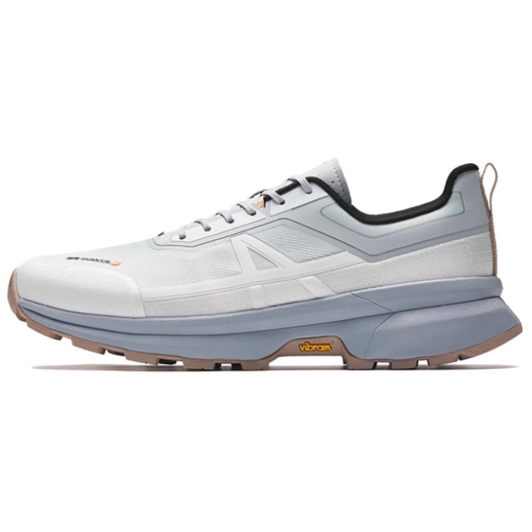 Anta Champion Opening 3 Cushioning Slip Resistant Support Low top Hiking Shoes Men’s Papyrus White Frost Tower Gray