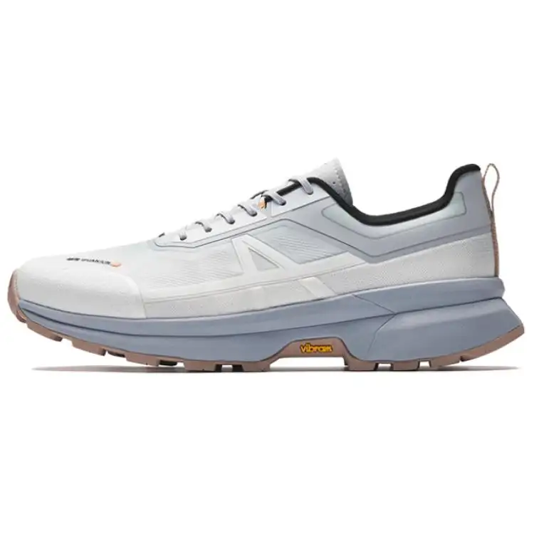 Anta Champion Opening 3 Cushioning Slip Resistant Support Low top Hiking Shoes Men's Papyrus White Frost Tower Gray