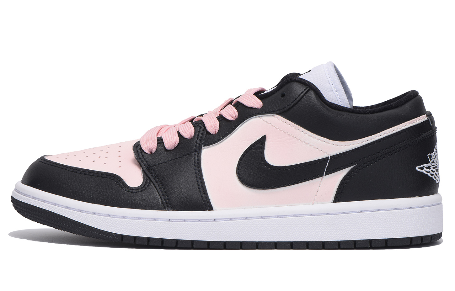 Jordan Air Jordan 1 Slip Resistant Coverage Low top Vintage Basketball Shoes Women’s Pink