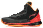 Li Ning Fashion Cushioning Abrasion Resistant Slip Resistant High top Basketball Shoes Men's