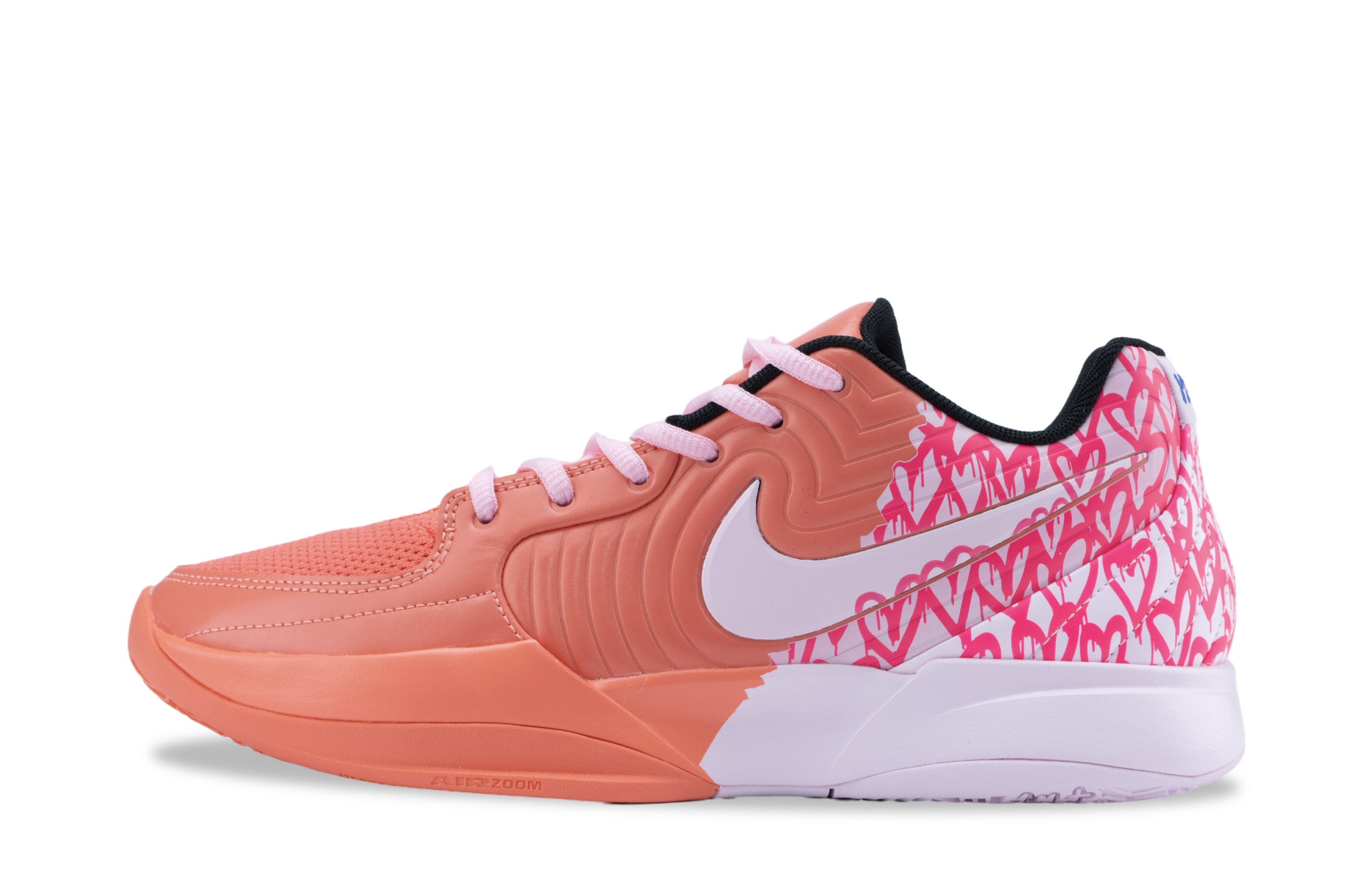 Nike Ja 2 Slip Resistant Abrasion Resistant Low top Basketball Shoes Unisex Pink