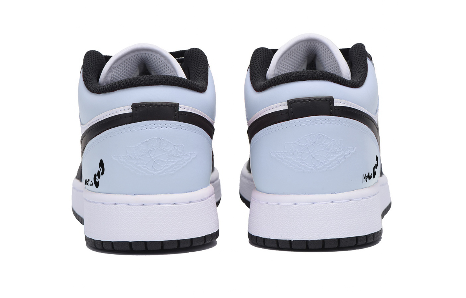 Jordan Air Jordan 1 Residing In The Blue Sky Low top Vintage Basketball Shoes Men’s White