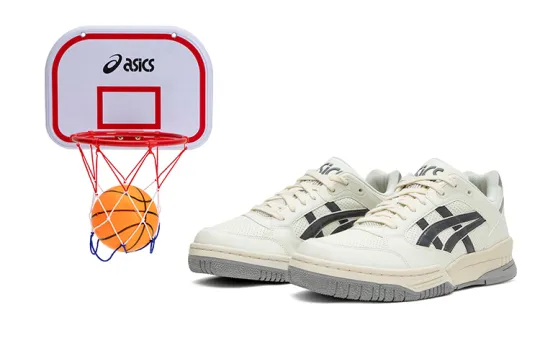 Asics Gel Spotlyte Low top Vintage Basketball Shoes Unisex Stone Gray