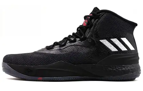 Adidas D Rose 8 Chinese Year of the Dog Mastiff Non-slip Lightweight Mid-top Basketball Shoes Men's Black
