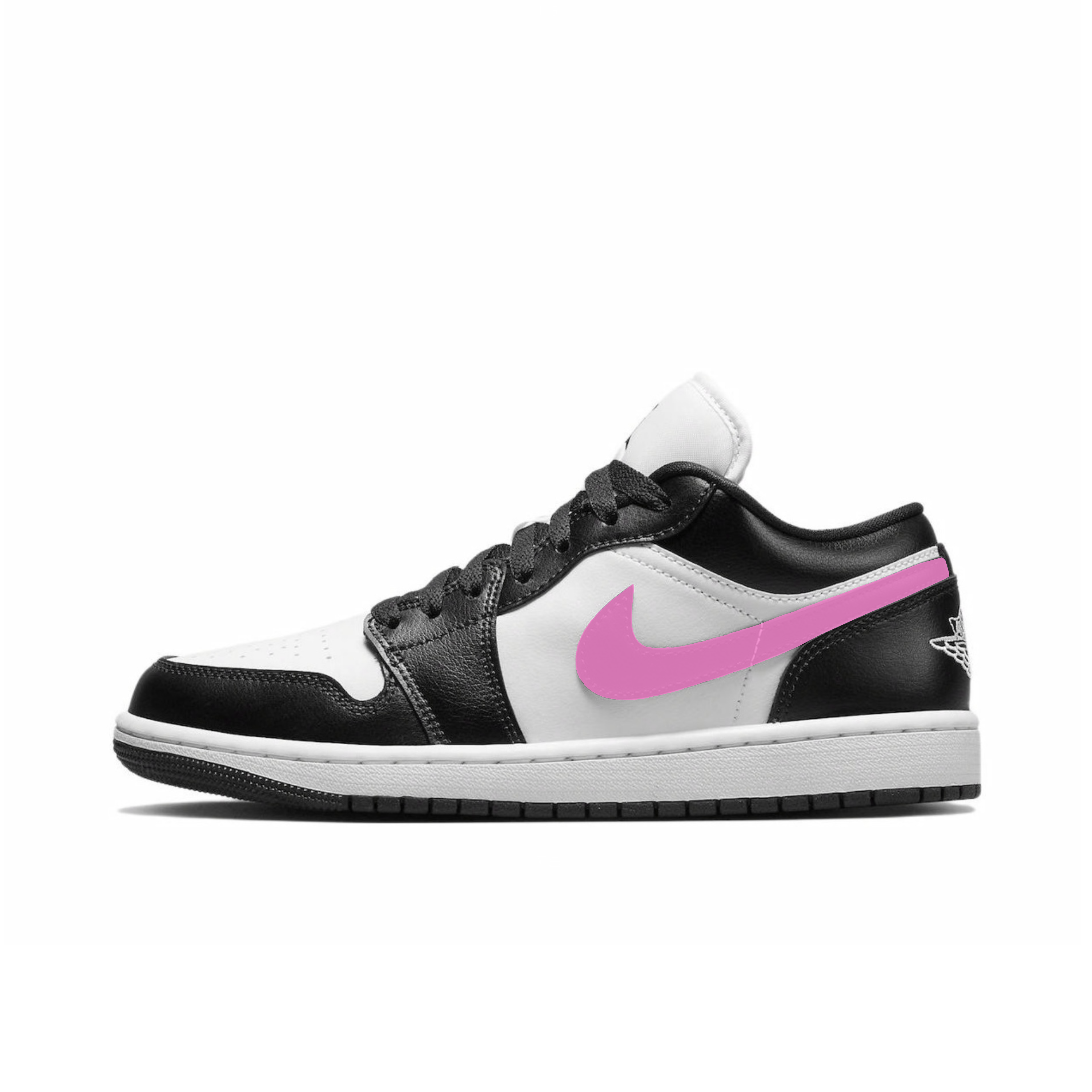Jordan Air Jordan 1 Cushioning Slip Resistant Low top Vintage Basketball Shoes Women’s Rose Red