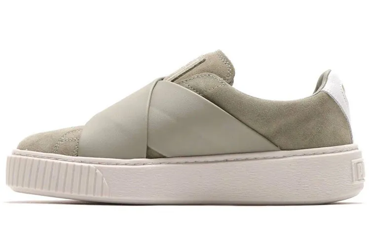 PUMA Platform Skate Shoes Women's Low-top Green
