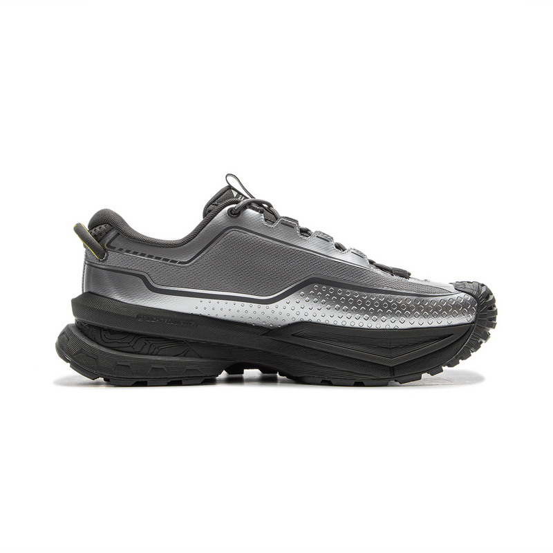 Li Ning Outdoor CF Tracing Low top Outdoor Hiking Shoes Unisex Silver
