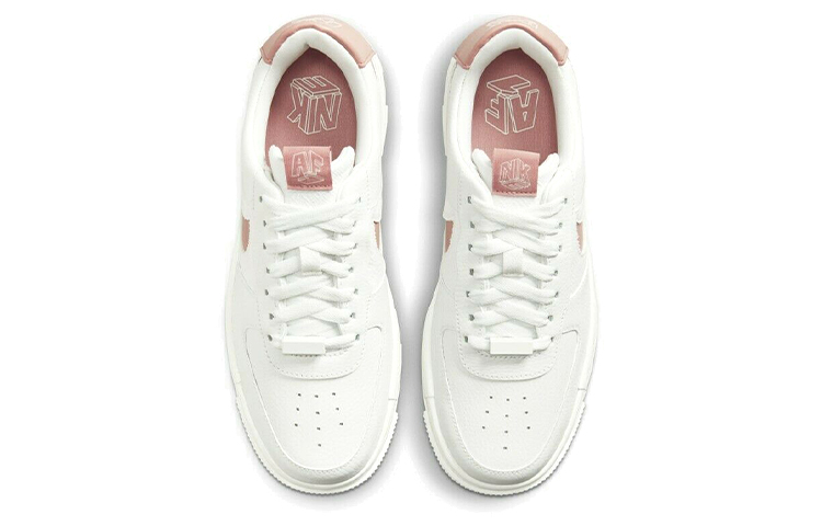 Женские кроссовки Nike Air Force 1 Pixel (белый / розовый) — фото 4