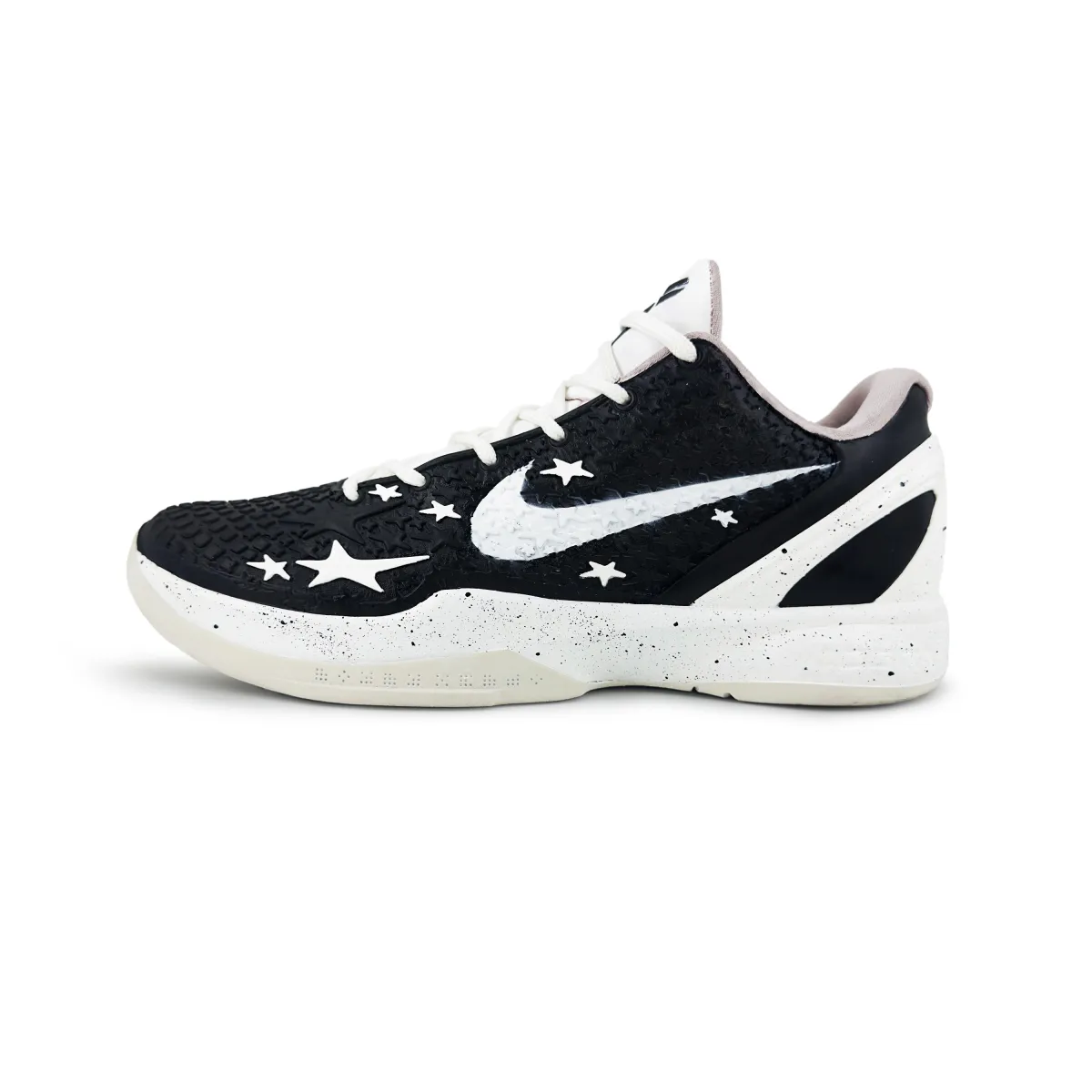 Nike Zoom Kobe 6 All Star 2.0 Cushioning, Wear Resistant Low top Basketball Shoes Men's Black White