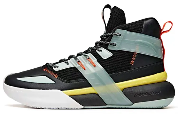Anta Crazy 4 Comfortable Cushioning Slip Resistant Abrasion Resistant Breathable High top Basketball Shoes Men's