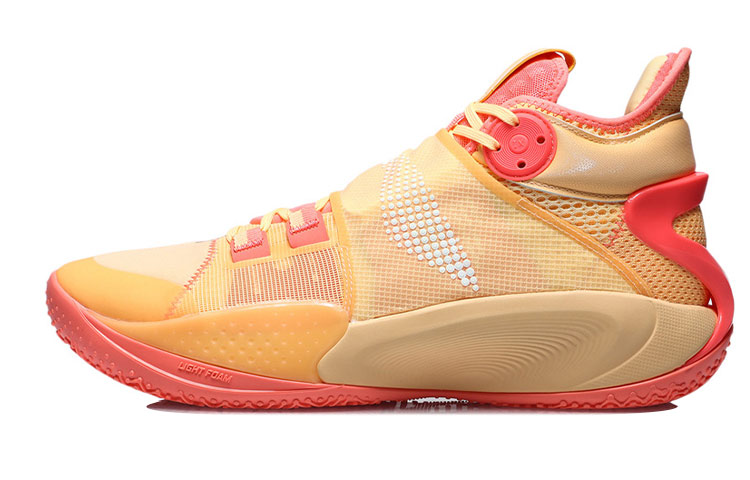 Li Ning SONIC 9 Textile, Synthetic Leather, TPU Cushioning Slip Resistant Abrasion Resistant Coverage Support Mid top
