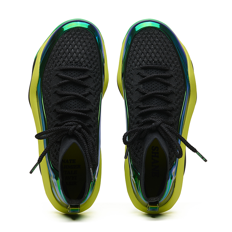EQLZ EQUALIZER 247 Cushioning Support Abrasion Resistant Basketball Shoes Unisex Submarine Green